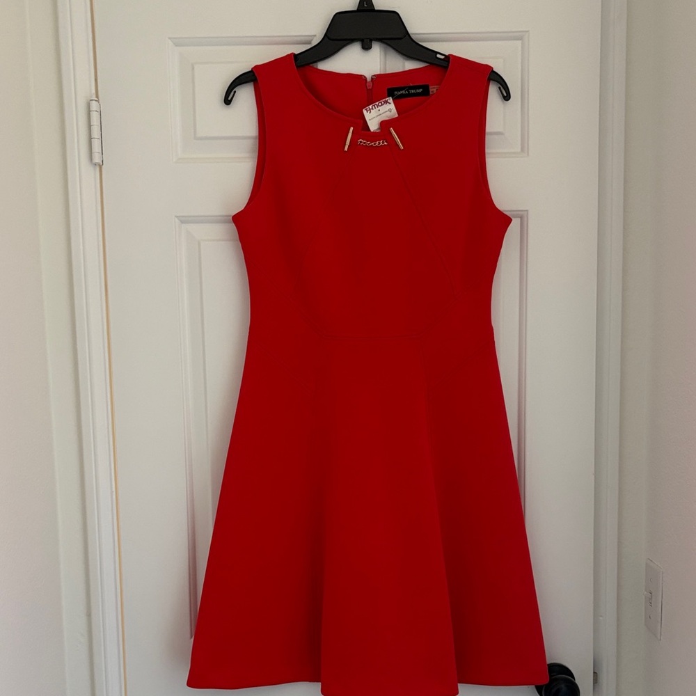 Red Sleeveless Dress
